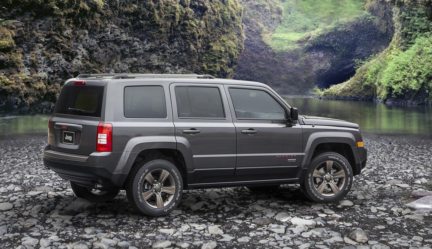 75th anniversary Jeep Patriot pictured in Granite Crystal