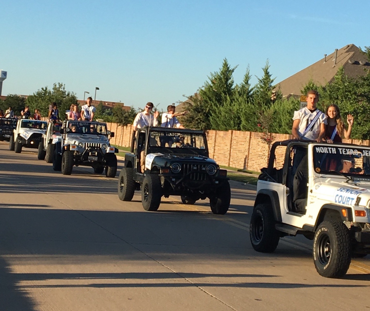 Jeep on parade Chrysler Capital