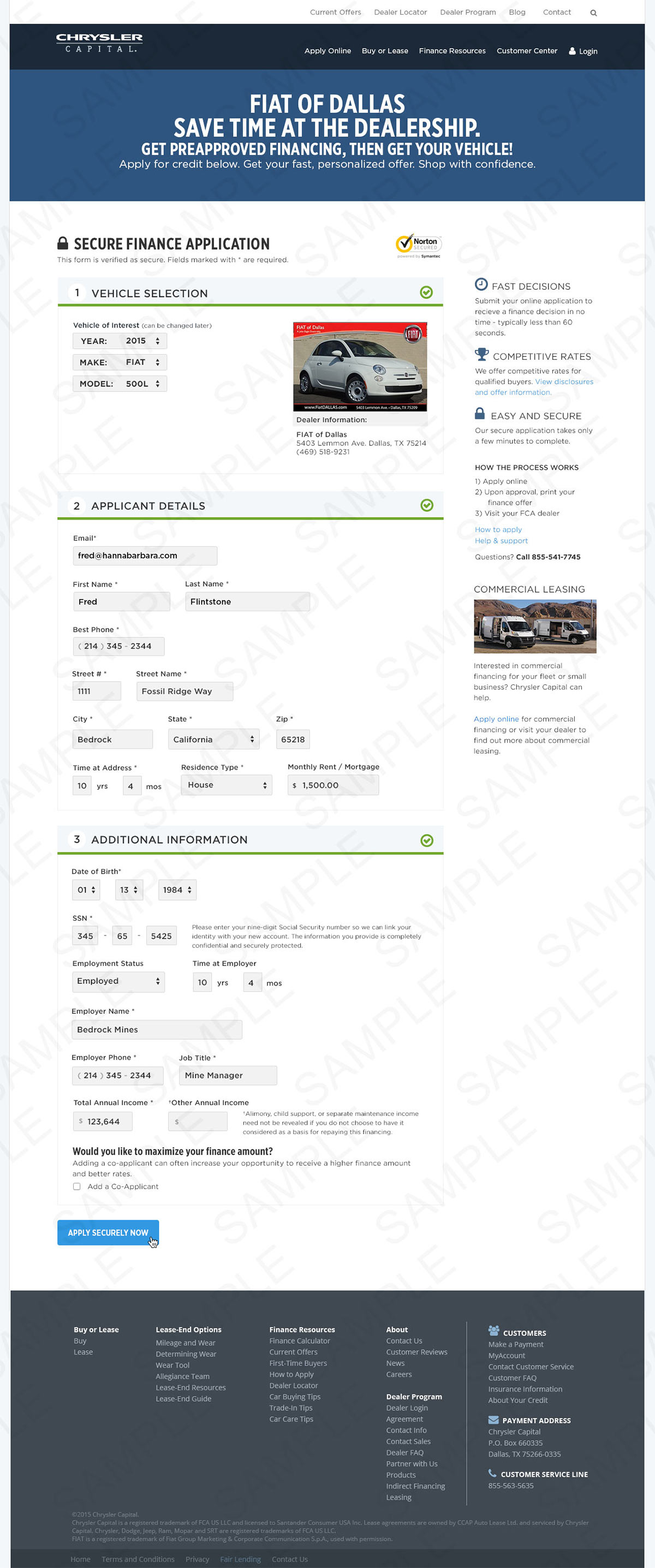 Marketing Chrysler Capital