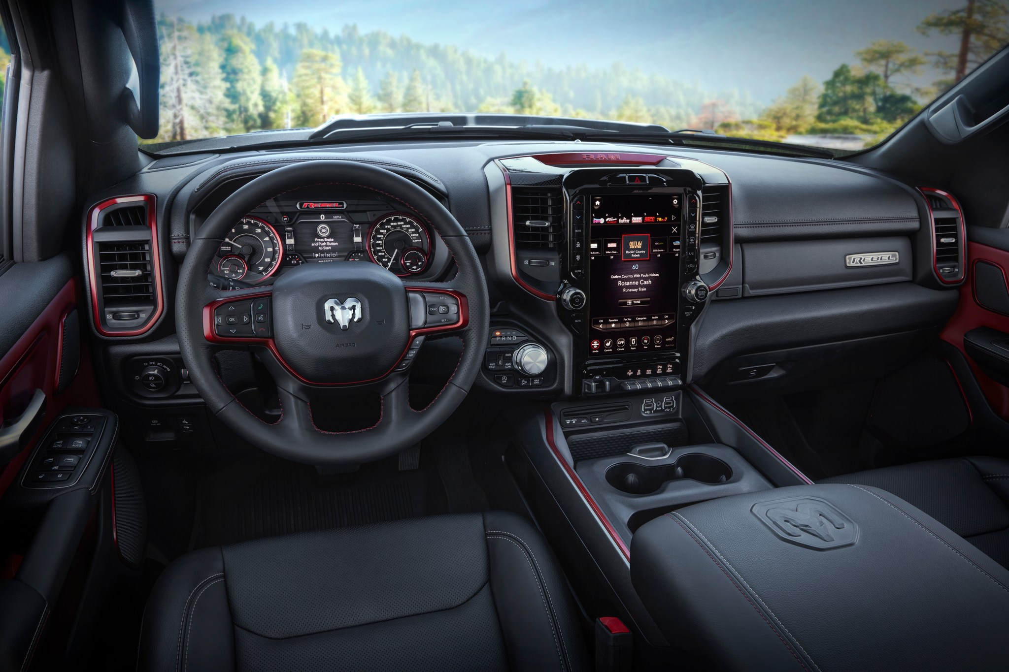 You’ll want to see the interior of the new 2019 Ram 1500 Rebel 12