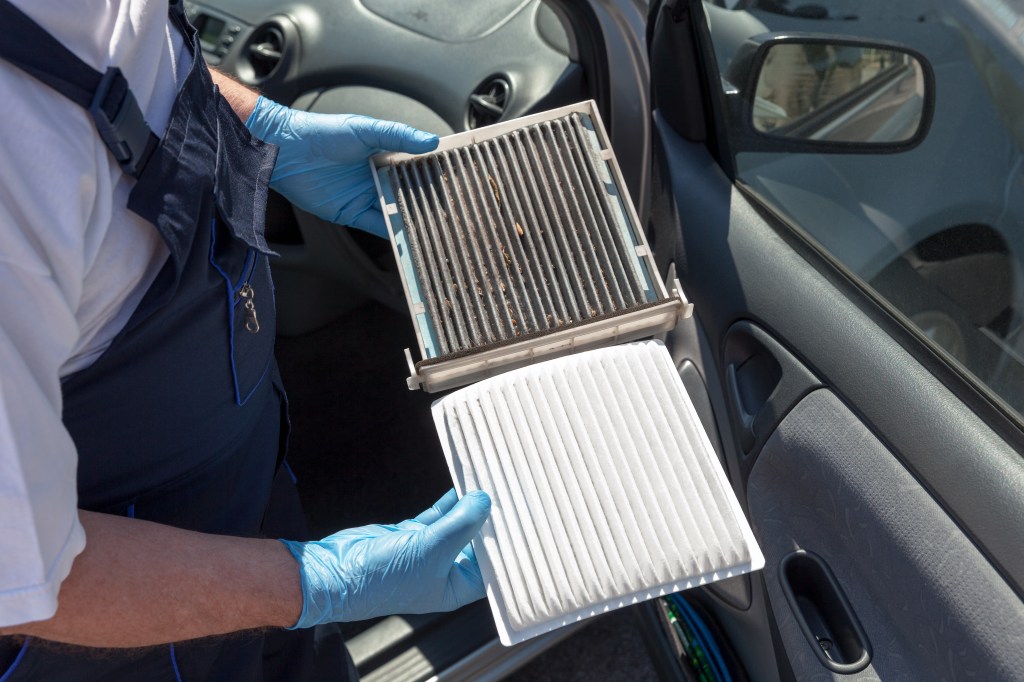 Car care New Year’s resolution air filter