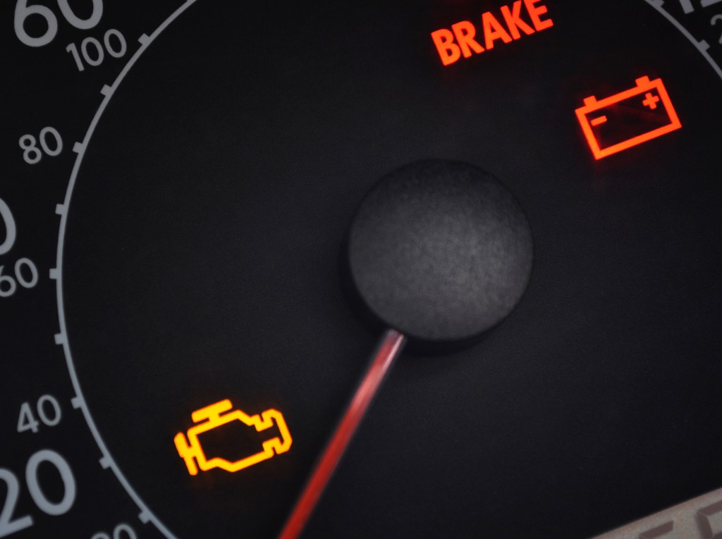Car care New Year’s resolution engine light
