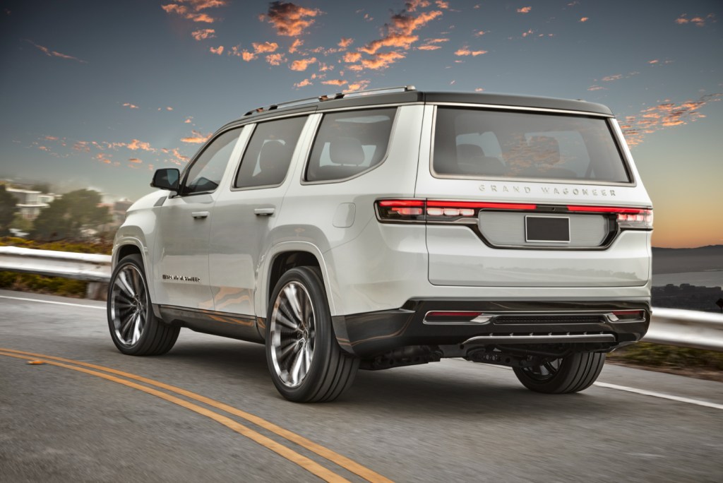 Grand Wagoneer Concept cornering