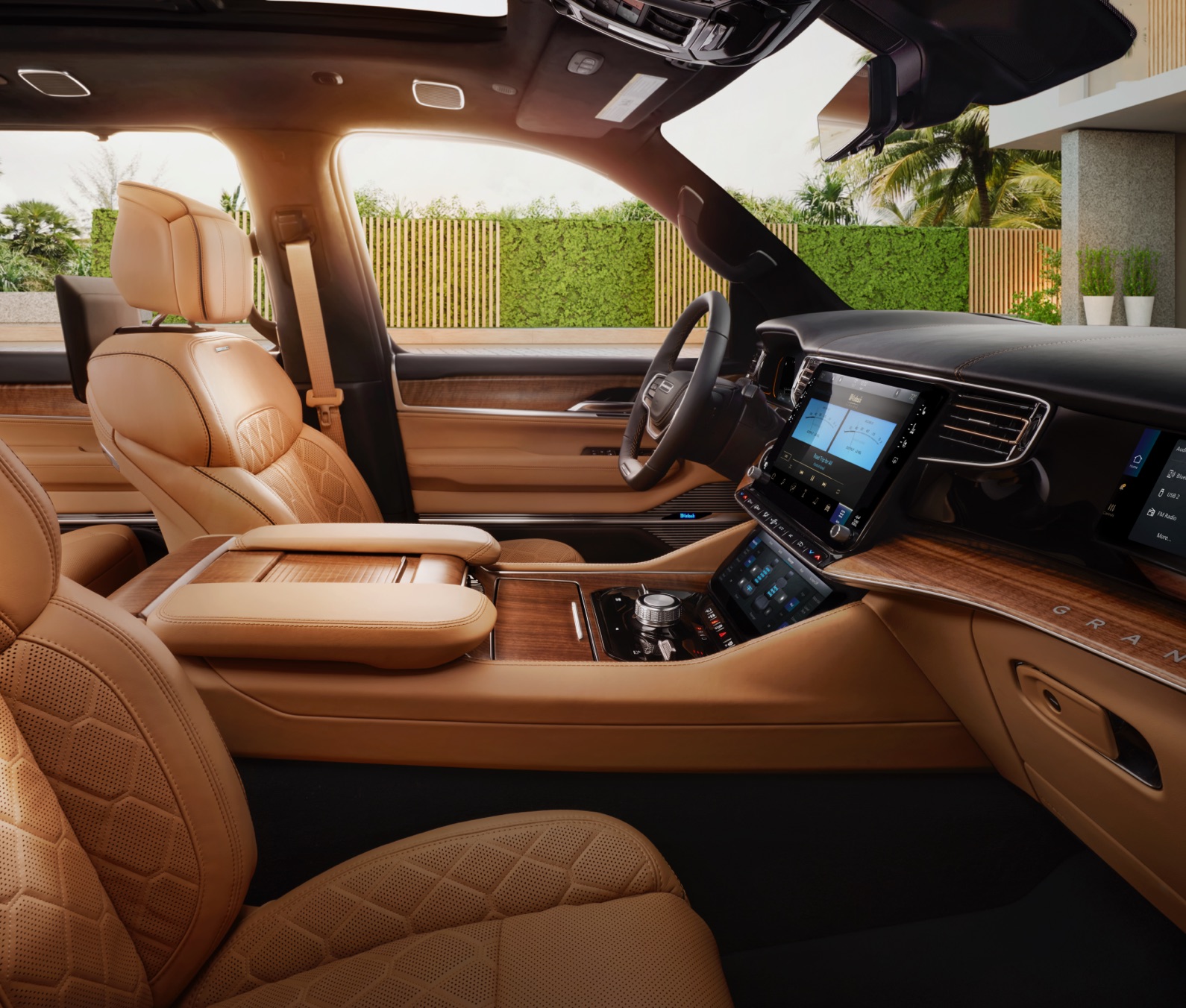 Interior of the Grand Wagoneer