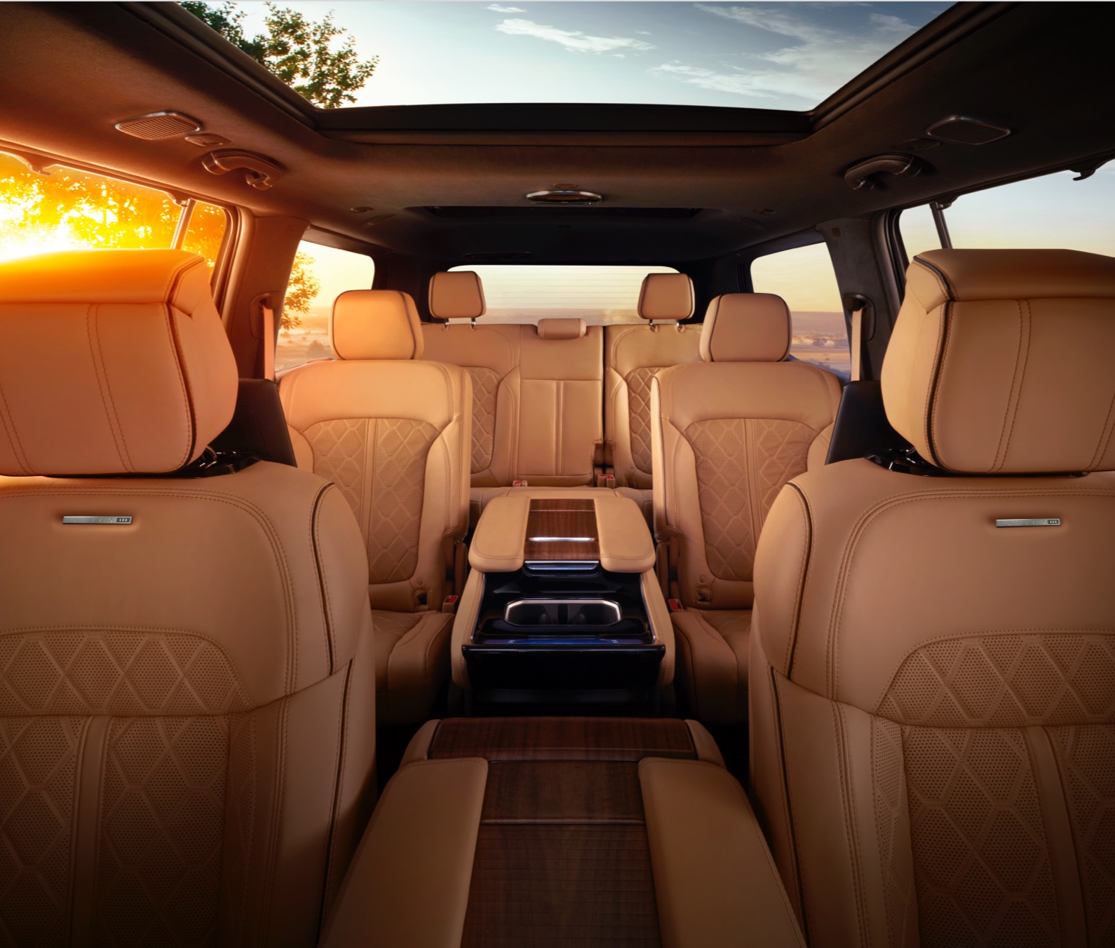 Interior of the Grand Wagoneer