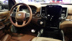 Ram truck cabin, accessible to North Texas Auto Expo visitors